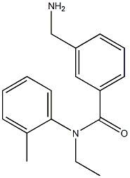 3-(aminomethyl)-N-ethyl-N-(2-methylphenyl)benzamide