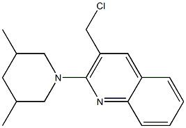 3-(chloromethyl)-2-(3,5-dimethylpiperidin-1-yl)quinoline