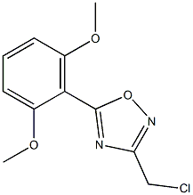 3-(chloromethyl)-5-(2,6-dimethoxyphenyl)-1,2,4-oxadiazole