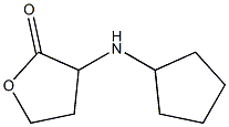 3-(cyclopentylamino)oxolan-2-one 结构式