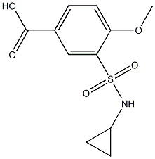  3-(cyclopropylsulfamoyl)-4-methoxybenzoic acid