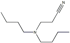 3-(dibutylamino)propanenitrile Structure