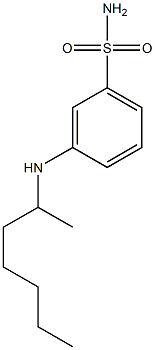3-(heptan-2-ylamino)benzene-1-sulfonamide|