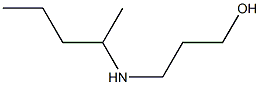 3-(pentan-2-ylamino)propan-1-ol Structure