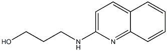 3-(quinolin-2-ylamino)propan-1-ol Structure