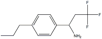  3,3,3-trifluoro-1-(4-propylphenyl)propan-1-amine