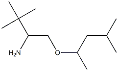 3,3-dimethyl-1-[(4-methylpentan-2-yl)oxy]butan-2-amine Structure