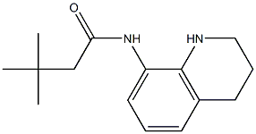 3,3-dimethyl-N-(1,2,3,4-tetrahydroquinolin-8-yl)butanamide