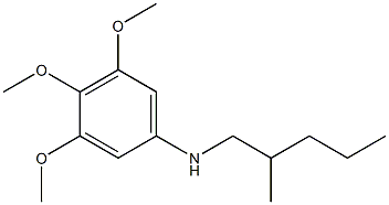 3,4,5-trimethoxy-N-(2-methylpentyl)aniline