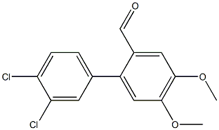 3',4'-dichloro-4,5-dimethoxy-1,1'-biphenyl-2-carbaldehyde