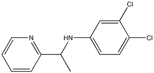 3,4-dichloro-N-[1-(pyridin-2-yl)ethyl]aniline