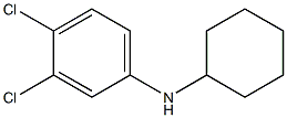 3,4-dichloro-N-cyclohexylaniline Struktur