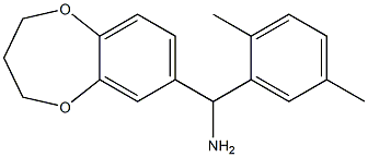3,4-dihydro-2H-1,5-benzodioxepin-7-yl(2,5-dimethylphenyl)methanamine