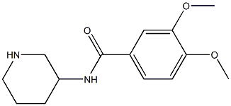 3,4-dimethoxy-N-(piperidin-3-yl)benzamide
