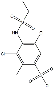  3,5-dichloro-4-ethanesulfonamido-2-methylbenzene-1-sulfonyl chloride