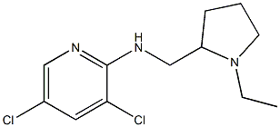 3,5-dichloro-N-[(1-ethylpyrrolidin-2-yl)methyl]pyridin-2-amine Structure