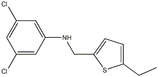 3,5-dichloro-N-[(5-ethylthiophen-2-yl)methyl]aniline|