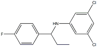  3,5-dichloro-N-[1-(4-fluorophenyl)propyl]aniline