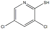 3,5-dichloropyridine-2-thiol 化学構造式