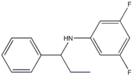3,5-difluoro-N-(1-phenylpropyl)aniline