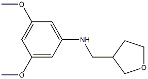 3,5-dimethoxy-N-(oxolan-3-ylmethyl)aniline,,结构式