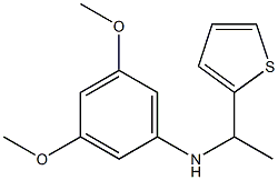 3,5-dimethoxy-N-[1-(thiophen-2-yl)ethyl]aniline