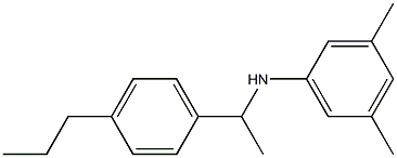 3,5-dimethyl-N-[1-(4-propylphenyl)ethyl]aniline