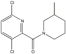 3,6-dichloro-2-[(3-methylpiperidin-1-yl)carbonyl]pyridine|