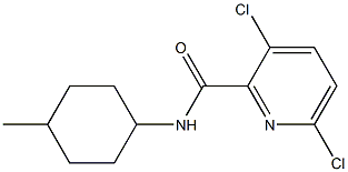 3,6-dichloro-N-(4-methylcyclohexyl)pyridine-2-carboxamide Structure