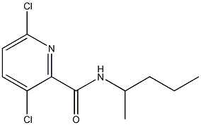  3,6-dichloro-N-(pentan-2-yl)pyridine-2-carboxamide