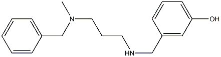 3-[({3-[benzyl(methyl)amino]propyl}amino)methyl]phenol|