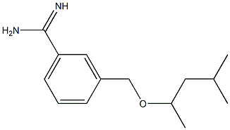 3-[(1,3-dimethylbutoxy)methyl]benzenecarboximidamide Structure