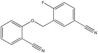3-[(2-cyanophenoxy)methyl]-4-fluorobenzonitrile