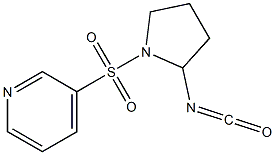 3-[(2-isocyanatopyrrolidin-1-yl)sulfonyl]pyridine Structure