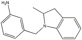 3-[(2-methyl-2,3-dihydro-1H-indol-1-yl)methyl]aniline