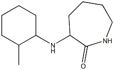 3-[(2-methylcyclohexyl)amino]azepan-2-one Struktur