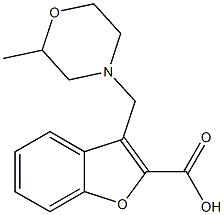 3-[(2-methylmorpholin-4-yl)methyl]-1-benzofuran-2-carboxylic acid