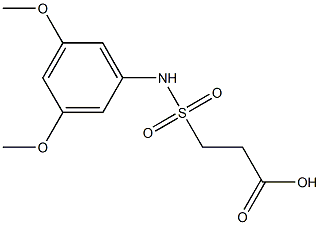 3-[(3,5-dimethoxyphenyl)sulfamoyl]propanoic acid