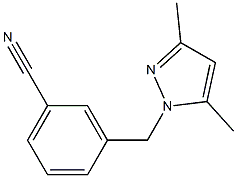 3-[(3,5-dimethyl-1H-pyrazol-1-yl)methyl]benzonitrile
