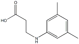 3-[(3,5-dimethylphenyl)amino]propanoic acid 化学構造式