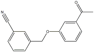3-[(3-acetylphenoxy)methyl]benzonitrile