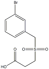 3-[(3-bromobenzyl)sulfonyl]propanoic acid