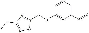 3-[(3-ethyl-1,2,4-oxadiazol-5-yl)methoxy]benzaldehyde Structure