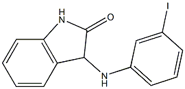 3-[(3-iodophenyl)amino]-2,3-dihydro-1H-indol-2-one Struktur