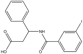 3-[(3-iodophenyl)formamido]-3-phenylpropanoic acid