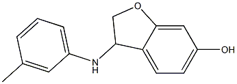  3-[(3-methylphenyl)amino]-2,3-dihydro-1-benzofuran-6-ol