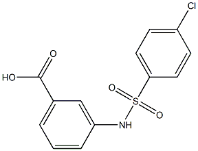 3-[(4-chlorobenzene)sulfonamido]benzoic acid