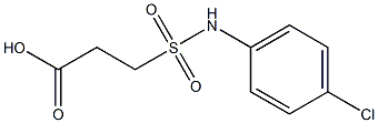 3-[(4-chlorophenyl)sulfamoyl]propanoic acid|