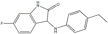 3-[(4-ethylphenyl)amino]-6-fluoro-2,3-dihydro-1H-indol-2-one