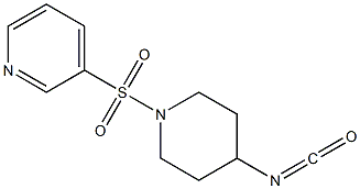 3-[(4-isocyanatopiperidin-1-yl)sulfonyl]pyridine Structure